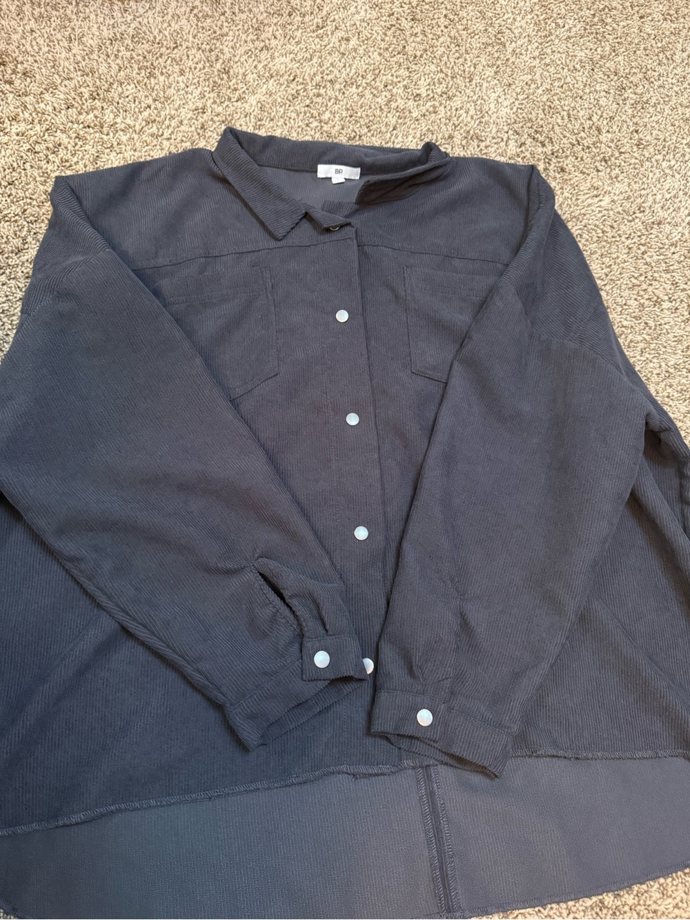 Women’s Dark Grey Corduroy Jacket
